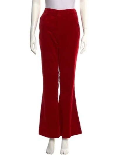 Pre-owned Zadig & Voltaire Wide Leg Pants W/ Tags In Red
