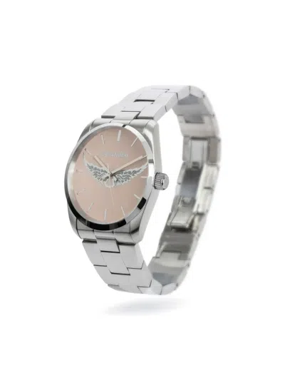 Zadig & Voltaire Wings Blush 36mm In Silver