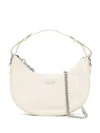 Zadig & Voltaire Wings-plaque Leather Shoulder Bag In Neutrals