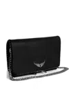 Zadig & Voltaire Wings Shoulder Bag In Black