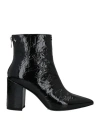Zadig & Voltaire Woman Ankle Boots Black Size 10 Soft Leather In Black