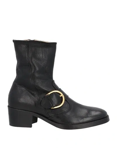 Zadig & Voltaire Woman Ankle Boots Black Size 6 Soft Leather