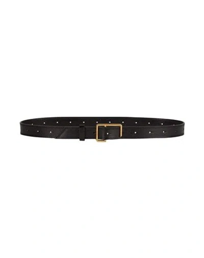Zadig & Voltaire Woman Belt Black Size S Cow Leather