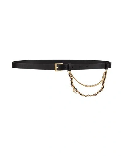Zadig & Voltaire Woman Belt Black Size Xs Cow Leather