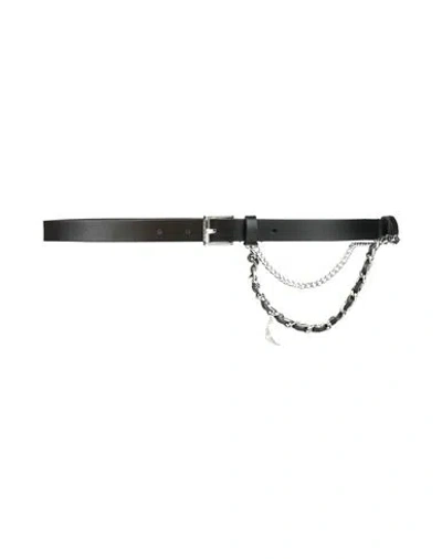 Zadig & Voltaire Woman Belt Black Size Xs Cow Leather