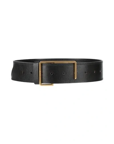Zadig & Voltaire Woman Belt Black Size Xs Cow Leather