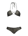 Zadig & Voltaire Woman Bikini Military Green Size 6 Polyester, Elastane In Green