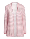 Zadig & Voltaire Woman Cardigan Red Size M Viscose, Cotton, Polyamide, Metallized Polyamide In Red