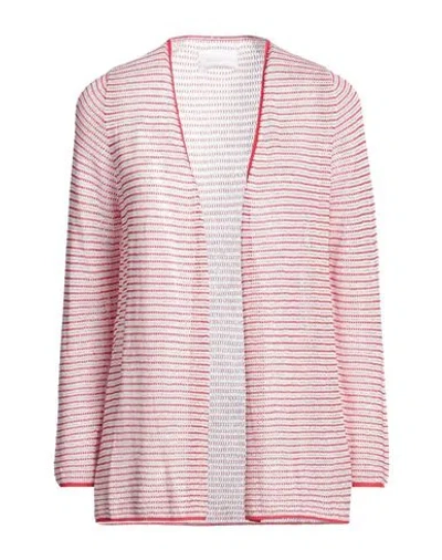 Zadig & Voltaire Woman Cardigan Red Size M Viscose, Cotton, Polyamide, Metallized Polyamide