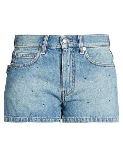 Zadig & Voltaire Woman Denim Shorts Blue Size 38 Cotton