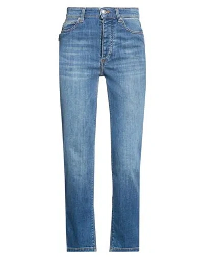 Zadig & Voltaire Woman Jeans Blue Size 25 Cotton, Elastane