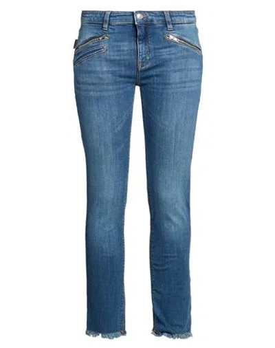 Zadig & Voltaire Woman Jeans Blue Size 29 Cotton, Elastane