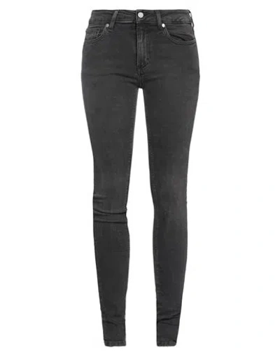 Zadig & Voltaire Woman Jeans Charcoal Size 28 Cotton, Elastane In Grey
