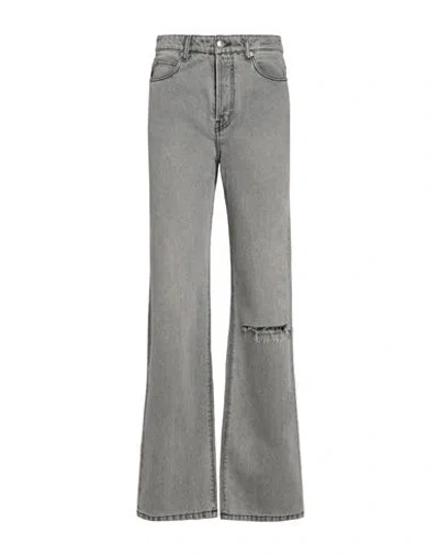 Zadig & Voltaire Woman Jeans Grey Size 25 Cotton In Gray