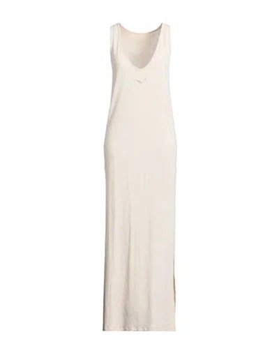 Zadig & Voltaire Woman Maxi Dress Beige Size S Cotton, Linen In White