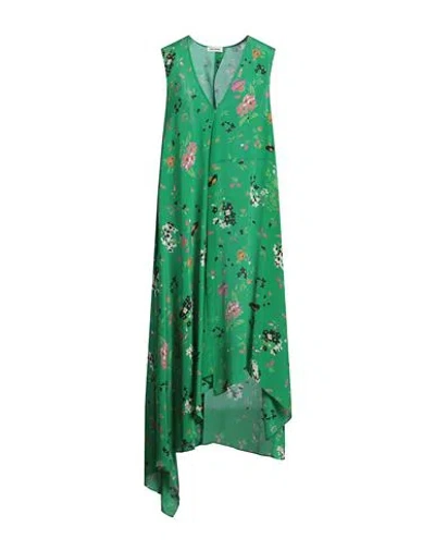 Zadig & Voltaire Woman Maxi Dress Green Size Xs Silk