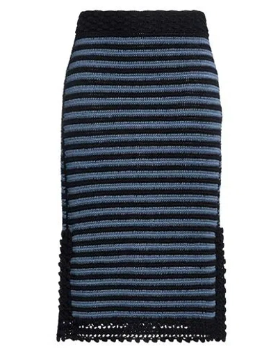 Zadig & Voltaire Woman Midi Skirt Black Size Xs Cotton