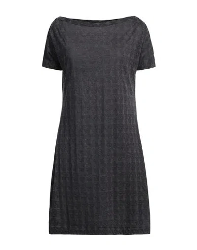 Zadig & Voltaire Woman Mini Dress Lead Size S Polyester, Cotton In Grey