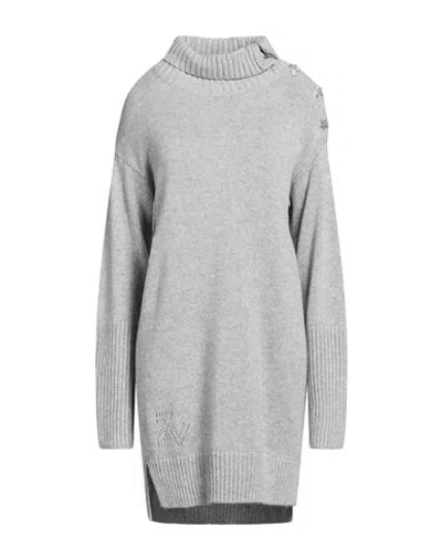 Zadig & Voltaire Woman Mini Dress Light Grey Size S Cashmere, Polyester