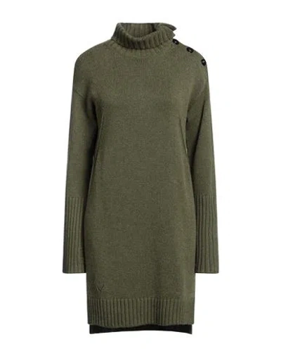 Zadig & Voltaire Woman Mini Dress Military Green Size Xs Cashmere