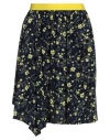 Zadig & Voltaire Woman Mini Skirt Navy Size 2 Viscose In Navy Blue