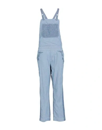 Zadig & Voltaire Woman Overalls Blue Size L Cotton