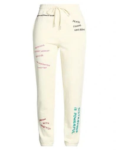 Zadig & Voltaire Woman Pants Pastel Yellow Size M Cotton In White