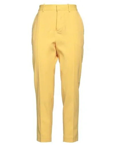 Zadig & Voltaire Woman Pants Yellow Size 8 Acetate, Viscose, Elastane