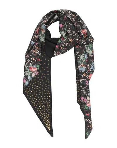 Zadig & Voltaire Woman Scarf Black Size - Silk