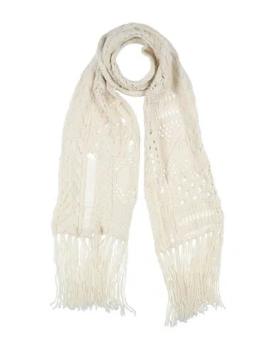 Zadig & Voltaire Woman Scarf Cream Size - Wool, Polyamide In White