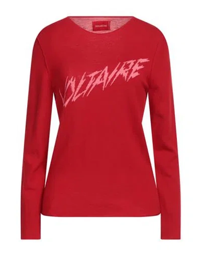Zadig & Voltaire Woman Sweater Red Size S Merino Wool