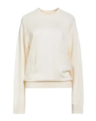 Zadig & Voltaire Woman Sweatshirt Cream Size S Organic Cotton, Silk, Cashmere In White