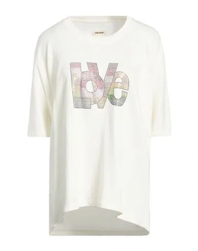 Zadig & Voltaire Woman Sweatshirt Ivory Size Xs Cotton, Modal In White