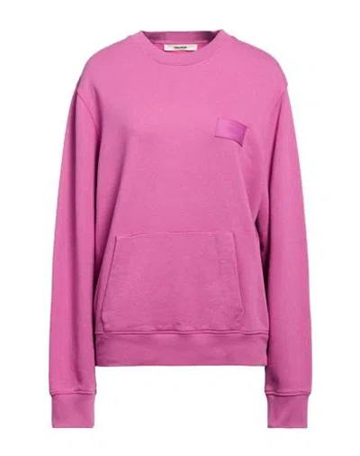 Zadig & Voltaire Woman Sweatshirt Mauve Size Xs Cotton, Polyester In Pink