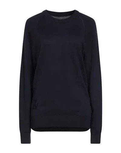 Zadig & Voltaire Woman Sweatshirt Midnight Blue Size S Organic Cotton, Silk, Cashmere