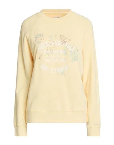 Zadig & Voltaire Woman Sweatshirt Pastel Yellow Size S Cotton, Polyester