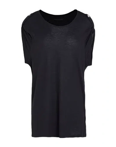 Zadig & Voltaire Woman T-shirt Black Size M Viscose, Wool