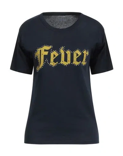 Zadig & Voltaire Woman T-shirt Midnight Blue Size Xs Cotton, Modal