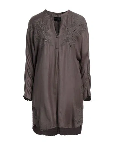 Zadig & Voltaire Woman Top Khaki Size M Viscose In Beige