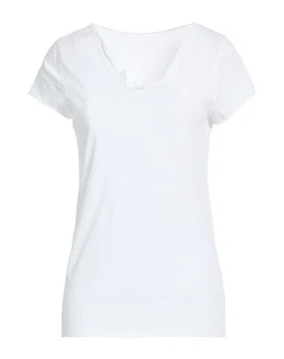 Zadig & Voltaire Woman T-shirt White Size L Cotton In Black