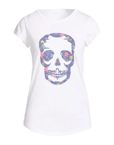 Zadig & Voltaire Woman T-shirt White Size S Cotton, Modal
