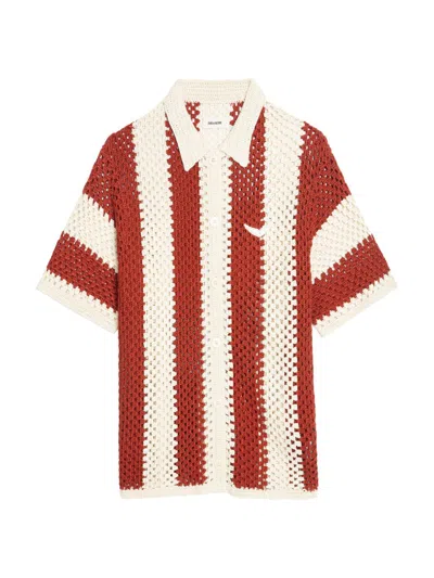 Zadig & Voltaire Women's Ciara Knit Striped Cotton Cardigan