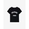 Zadig & Voltaire Alys Voltaire Paris Cotton Graphic T-shirt In Black