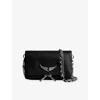 Zadig & Voltaire Womens Zadig&voltaire Rock Nano Leather Clutch Bag In Black