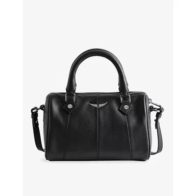 Zadig & Voltaire Womens Zadig&voltaire Sunny Vibe Xs Leather Shoulder Bag In Black
