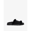 Zadig & Voltaire Teddy Bare Sandals In Black