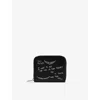 Zadig & Voltaire Womens Black Zv Mini Leather Purs In Black