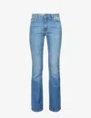 Zadig & Voltaire Eclipse Bootcut Denim Jeans In Bleu