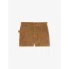 Zadig & Voltaire Womens Daim Sadys Mid-rise Suede Shorts In Brown