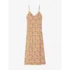 Zadig & Voltaire Womens Ecru Ramelil Floral-print Woven Maxi Dress Xs In Multi
